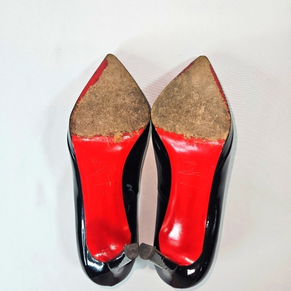 Christian Louboutin So Kate Black Patent Leather Pumps Size 39 - Picture 7 of 8